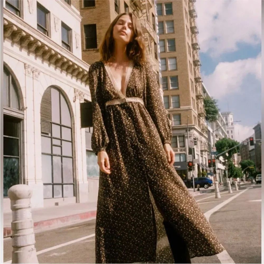 NEW Christy Dawn Kyra Silk Maxi dress